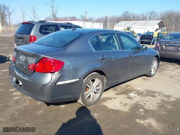 2012 Infiniti G25 Sedan x with VIN JN1DV6AR4CM861765, listed as a IAAI auction lot 41545863 with NaN miles. Bid and sale history available at carsss.com. Image 4.