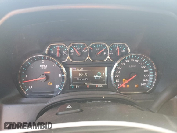 2018 Chevrolet Silverado 1500 LT with VIN 3GCUKREC3JG563639, listed as a Copart auction lot 46690685 with 182,966 mi miles and Salvage Title. Bid and sale history available at carsss.com. Image 9.