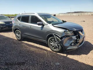 2015 Nissan Rogue SL with VIN 5N1AT2MV2FC879632, listed as a Copart auction lot 52042265 with 137,257 mi miles and Salvage Title. Bid and sale history available at carsss.com. Image 4.