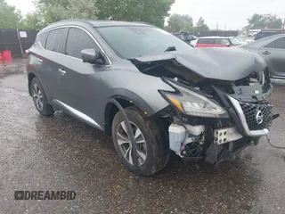 2020 Nissan Murano SV with VIN 5N1AZ2BS8LN116361, listed as a IAAI auction lot 42371250 with 97,356 mi miles and . Bid and sale history available at DreamBid. Image 1.