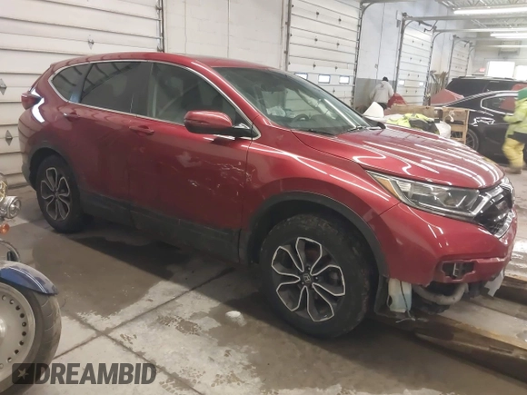 2021 Honda CR-V EX with VIN 2HKRW2H5XMH603936, listed as a IAAI auction lot 41238473 with Not Provided miles. Bid and sale history available at carsss.com. Image 1.