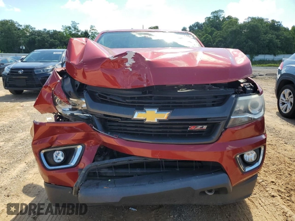 2015 Chevrolet Colorado 2WD Z71 with VIN 1GCGSCE35F1186280, listed as a Copart auction lot 56596115 with 123,041 mi miles and Salvage title. Bid and sale history available at DreamBid. Image 5.