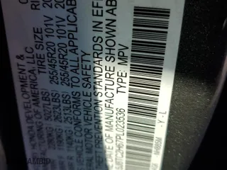 2023 Acura RDX w/A-Spec Package with VIN 5J8TC2H67PL023536, listed as a Copart auction lot 87268614 with 19,972 mi miles and Salvage Title. Bid and sale history available at carsss.com. Image 13.