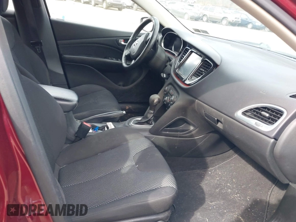 2015 Dodge Dart Aero with VIN 1C3CDFDH4FD370037, listed as a IAAI auction lot 41612534 with 65,098 mi miles. Bid and sale history available at carsss.com. Image 5.