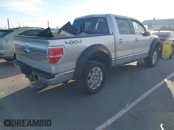 2011 Ford F-150 XL with VIN 1FTFW1EF9BFA24339, listed as a IAAI auction lot 41004651 with 153,078 mi miles and . Bid and sale history available at DreamBid. Image 4.