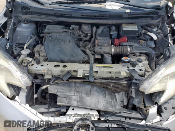 2015 Nissan Note S with VIN 3N1CE2CPXFL401816, listed as a Copart auction lot 61790295 with 89,901 mi miles and Salvage title. Bid and sale history available at DreamBid. Image 7.