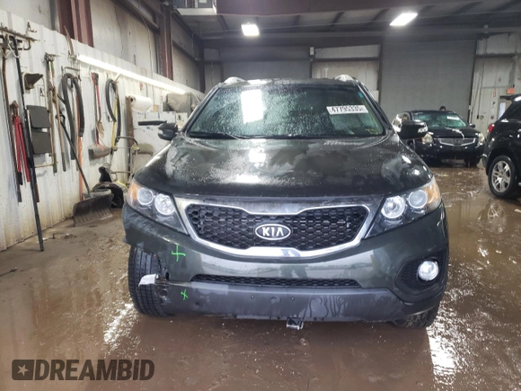 2012 Kia Sorento LX with VIN 5XYKT4A20CG293744, listed as a Copart auction lot 47795335 with 177,185 mi miles and Salvage Title. Bid and sale history available at carsss.com. Image 5.