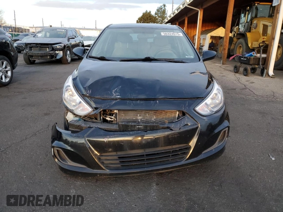 2017 Hyundai Accent SE with VIN KMHCT5AE6HU319236, listed as a Copart auction lot 50324515 with 133,426 mi miles and Salvage Title. Bid and sale history available at DreamBid. Image 5.