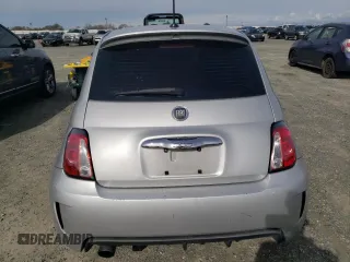 2013 FIAT 500 Turbo with VIN 3C3CFFHH8DT554229, listed as a Copart auction lot 45544355 with 127,548 mi miles and Salvage title. Bid and sale history available at DreamBid. Image 6.