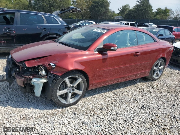 2011 Volvo C70 with VIN YV1672MC7BJ117524, listed as a Copart auction lot 72625204 with 46,969 mi miles and Clean Title. Bid and sale history available at carsss.com. Image 1.