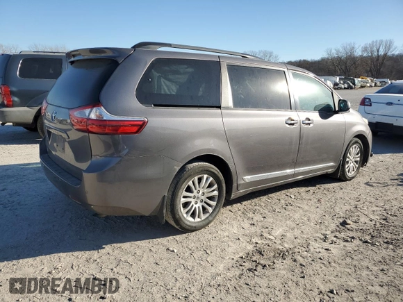 2017 Toyota Sienna XLE Auto Access Seat with VIN 5TDYZ3DC7HS872604, listed as a Copart auction lot 84915364 with 162,500 mi miles and Salvage Title. Bid and sale history available at DreamBid. Image 3.