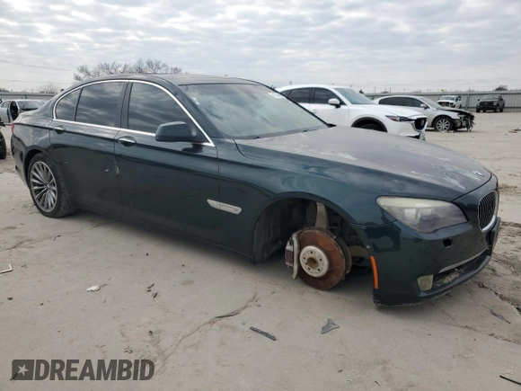 2011 BMW 7 Series 750i with VIN WBAKA8C56BCY36955, listed as a Copart auction lot 41576495 with 131,550 mi miles and Clean title. Bid and sale history available at DreamBid. Image 4.