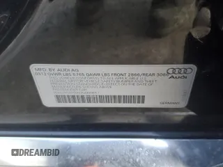 2013 Audi A8 3.0L with VIN WAUAGAFDXDN000657, listed as a Copart auction lot 42992755 with 154,426 mi miles and Salvage title. Bid and sale history available at DreamBid. Image 14.