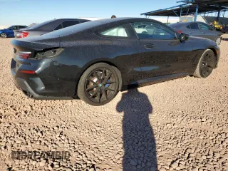 2021 BMW 8 Series 840i with VIN WBAAE2C09MCF72461, listed as a Copart auction lot 79049264 with 23,681 mi miles and Salvage Title. Bid and sale history available at carsss.com. Image 3.