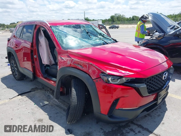 2024 Mazda CX-50 S Select with VIN 7MMVABAM3RN207983, listed as a IAAI auction lot 42108800 with 3,601 mi miles and . Bid and sale history available at DreamBid. Image 1.