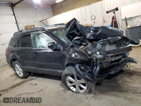 2014 Subaru Outback Limited with VIN 4S4BRBLC1E3263096, listed as a Copart auction lot 49550635 with Not Provided miles and Salvage Title. Bid and sale history available at DreamBid. Image 4.