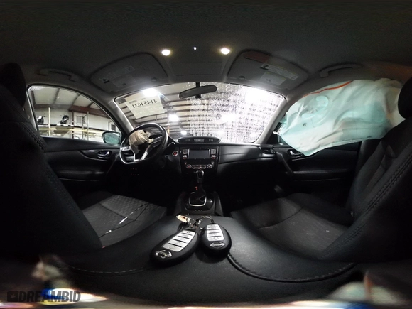 2017 Nissan Rogue S with VIN 5N1AT2MM2HC755810, listed as a IAAI auction lot 41454631 with 69666 miles. Bid and sale history available at carsss.com. Image 18.