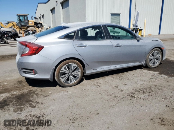 2017 Honda Civic Sedan EX-L with VIN 2HGFC1F7XHH644352, listed as a Copart auction lot 67604814 with 56,972 mi miles and Salvage Title. Bid and sale history available at carsss.com. Image 3.