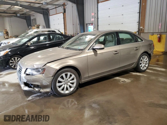 2010 Audi A4 2.0T Premium Plus with VIN WAUHFAFL7AN036259, listed as a Copart auction lot 79336594 with 93,691 mi miles and Salvage Title. Bid and sale history available at carsss.com. Image 1.