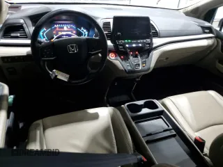 2021 Honda Odyssey EX-L with VIN 5FNRL6H76MB036222, listed as a Copart auction lot 44172475 with 105,388 mi miles and Salvage Title. Bid and sale history available at DreamBid. Image 8.