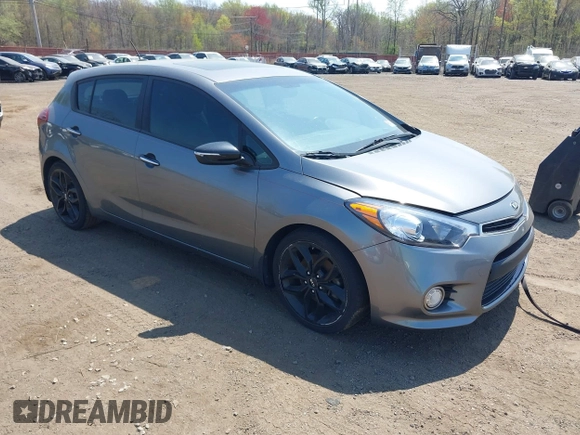 2015 Kia Forte 5-Door SX with VIN KNAFZ5A35F5266838, listed as a IAAI auction lot 42115081 with 80,983 mi miles. Bid and sale history available at carsss.com. Image 1.