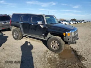 2007 Hummer H3 SUV with VIN 5GTDN13E178186684, listed as a Copart auction lot 86557584 with 294,784 mi miles and Salvage Title. Bid and sale history available at DreamBid. Image 4.