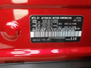 2024 Mitsubishi Eclipse Cross LE z VIN JA4ATVAA6RZ002693, wystawiony jako Copart lot #89358915 z przebiegiem 786 mil mil oraz Szkoda całkowita • Salvage title. Historia ofert i sprzedaży dostępna na DreamBid. Obrazek 14.