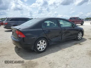 2008 Honda Civic LX with VIN 2HGFA16528H355518, listed as a Copart auction lot 58715425 with 163,409 mi miles and Salvage title. Bid and sale history available at DreamBid. Image 3.