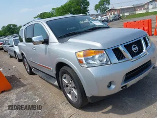 2011 Nissan Armada SV with VIN 5N1BA0ND7BN613865, listed as a IAAI auction lot 42160887 with 225,294 mi miles and . Bid and sale history available at DreamBid. Image 1.