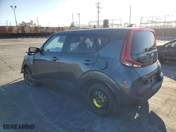 2021 Kia Soul S with VIN KNDJ23AUXM7794830, listed as a Copart auction lot 47792535 with 76,298 mi miles and Salvage Title. Bid and sale history available at carsss.com. Image 2.