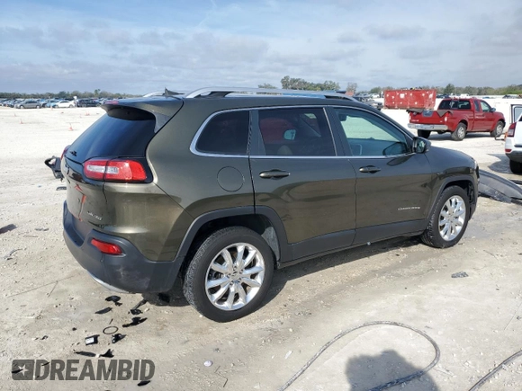 2016 Jeep Cherokee Limited with VIN 1C4PJLDS9GW125918, listed as a Copart auction lot 42929645 with 123,055 mi miles and Salvage title. Bid and sale history available at DreamBid. Image 3.