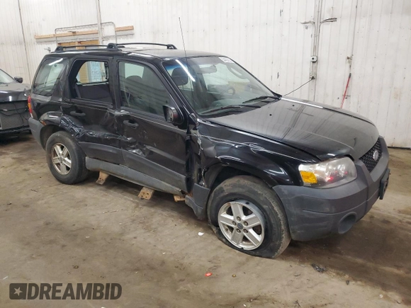 2005 Ford Escape XLS Value with VIN 1FMYU92Z05DA10448, listed as a Copart auction lot 54438955 with 185,303 mi miles and Salvage title. Bid and sale history available at DreamBid. Image 4.