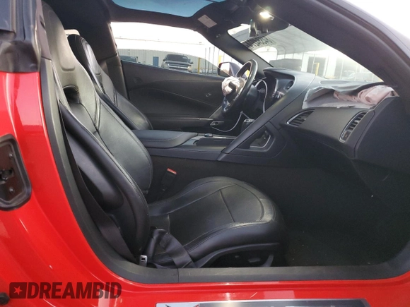 2017 Chevrolet Corvette 1LT with VIN 1G1YB2D75H5114986, listed as a Copart auction lot 84554274 with 66,105 mi miles and Salvage Title. Bid and sale history available at carsss.com. Image 10.