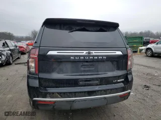 2021 Chevrolet Suburban LT with VIN 1GNSKCKD1MR133248, listed as a Copart auction lot 83789164 with 59,790 mi miles and Salvage Title. Bid and sale history available at carsss.com. Image 6.