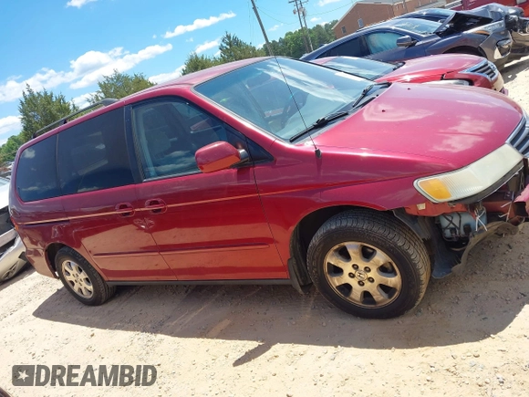 2003 Honda Odyssey EX with VIN 5FNRL18663B021888, listed as a IAAI auction lot 42343770 with 261,998 mi miles and . Bid and sale history available at DreamBid. Image 13.
