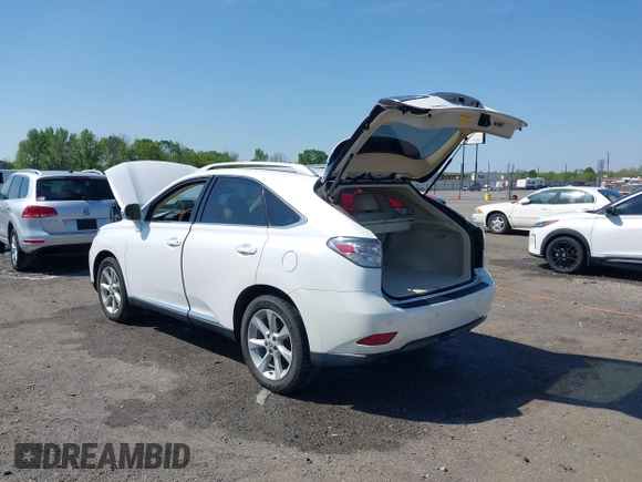 2011 Lexus RX 350 with VIN 2T2ZK1BA1BC054523, listed as a IAAI auction lot 41967694 with 130,329 mi miles. Bid and sale history available at carsss.com. Image 3.