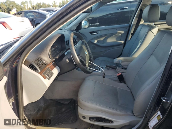 2005 BMW 3 Series 325i with VIN WBAET37455NJ90117, listed as a Copart auction lot 73879614 with 129,515 mi miles and Salvage Title. Bid and sale history available at DreamBid. Image 7.