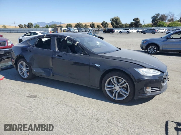 2016 Tesla Model S 90D with VIN 5YJSA1E2XGF129106, listed as a Copart auction lot 59162185 with 136,004 mi miles and Salvage title. Bid and sale history available at DreamBid. Image 4.