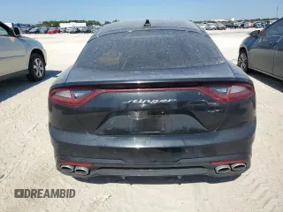 2020 Kia Stinger GT with VIN KNAE35LC8L6072093, listed as a Copart auction lot 77596574 with 77,347 mi miles and Salvage Title. Bid and sale history available at DreamBid. Image 6.
