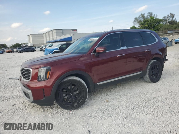 2023 Kia Telluride S with VIN 5XYP64GC5PG357330, listed as a Copart auction lot 50215895 with 29,245 mi miles and Salvage Title. Bid and sale history available at DreamBid. Image 1.
