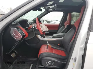 2022 Land Rover Range Rover Sport SVR with VIN SALWZ2RE8NA799997, listed as a Copart auction lot 38238204 with Not Provided miles and Salvage Title. Bid and sale history available at DreamBid. Image 7.