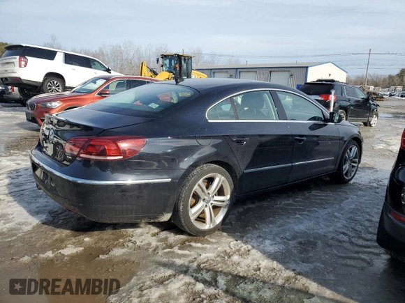 2014 Volkswagen CC Lux with VIN WVWRP7AN4EE537292, listed as a Copart auction lot 46416045 with 187,354 mi miles and Clean Title. Bid and sale history available at carsss.com. Image 3.