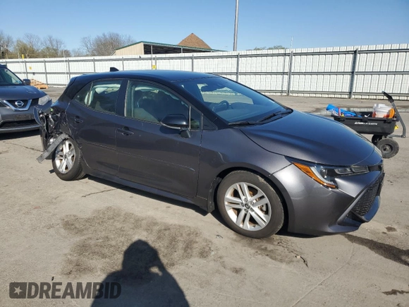 2022 Toyota Corolla Hatchback SE with VIN JTND4MBE7N3182562, listed as a Copart auction lot 51967865 with 8,180 mi miles and Salvage Title. Bid and sale history available at carsss.com. Image 4.