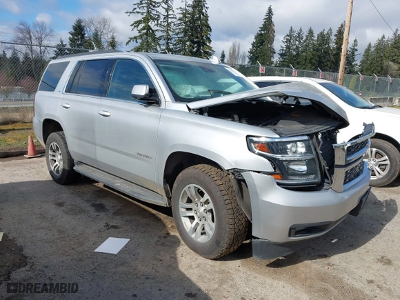 2020 Chevrolet Tahoe LT with VIN 1GNSKBKC9LR247708, listed as a IAAI auction lot 41732270 with 1 mi miles. Bid and sale history available at carsss.com. Image 1.