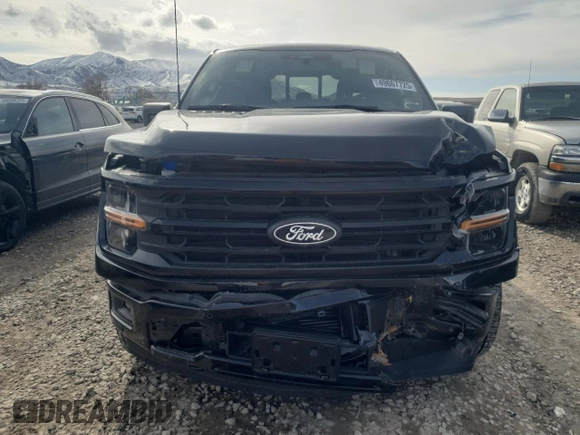 2024 Ford F-150 XLT with VIN 1FTFW3L89RKD35576, listed as a Copart auction lot 49867725 with 8,608 mi miles and Salvage Title. Bid and sale history available at DreamBid. Image 5.