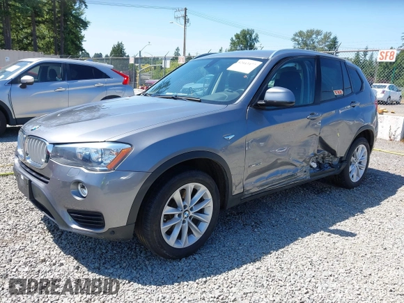 2016 BMW X3 xDrive28i z VIN 5UXWX9C58G0D79598, wystawiony jako IAAI lot #42443477 z przebiegiem 77 758 mil mil oraz . Historia ofert i sprzedaży dostępna na DreamBid. Obrazek 2.
