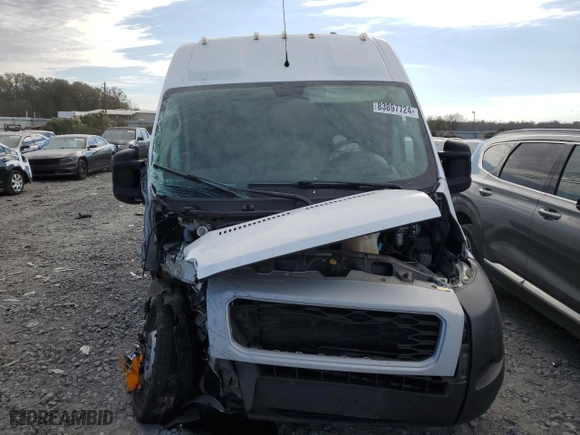 2021 Ram ProMaster Cargo Van with VIN 3C6LRVDG3ME524206, listed as a Copart auction lot 83897724 with 251,773 mi miles and Salvage Title. Bid and sale history available at carsss.com. Image 5.