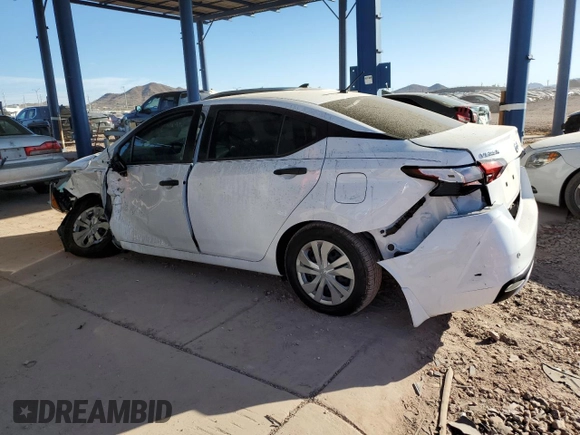 2021 Nissan Versa S with VIN 3N1CN8DV1ML923683, listed as a Copart auction lot 46352195 with 68,026 mi miles and Salvage Title. Bid and sale history available at carsss.com. Image 2.