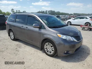 2012 Toyota Sienna XLE AAS with VIN 5TDYK3DCXCS199580, listed as a Copart auction lot 52455405 with 113,259 mi miles and Salvage Title. Bid and sale history available at DreamBid. Image 4.