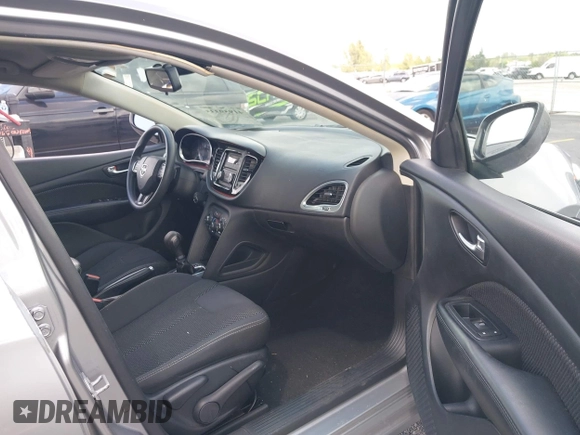 2016 Dodge Dart SXT with VIN 1C3CDFBA9GD604812, listed as a IAAI auction lot 41959335 with 79,231 mi miles and . Bid and sale history available at carsss.com. Image 5.